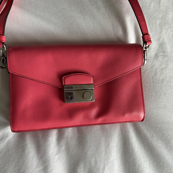 Prada Fuoco Saffiano Lux Leather Crossbody Bag BN0924 - Picture 4 of 10